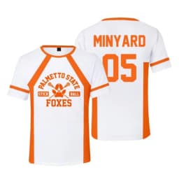 Cosplay The Foxhole Court Palmetto State Foxes Lacrosse Jersey WILDS MINYARD JOSTEN Short Sleeve T Shirt for Men Boy Oversized