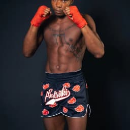 Summer New Red Cloud Muay Thai Shorts Men Oversized Quick-Dry Anime Enthusiast MMA Sport Shorts Octagonal Cage Shorts 