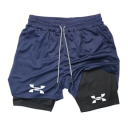 New Running Short Men Gym Sports 2 In 1 Quick Drying Workout Boxing Training Bottoms Fitness Jogging Shorts Pants Summer
