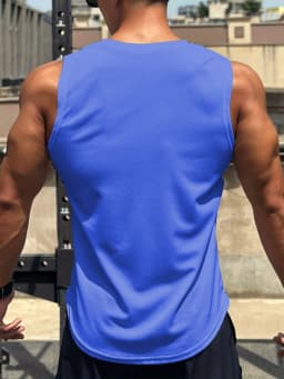 6XL Plus Size men sleeveless tank top round neck moisture absorbent sweat drying tank top suitable for summer gym sports tops