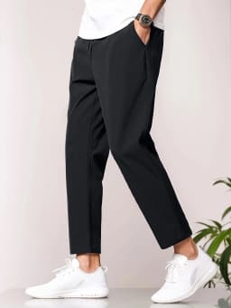 Spring/Summer New Fashion Solid Color Men's Casual Pants Thin SweatPants Quick Drying Cool Sport Jogger Drawstring Pants