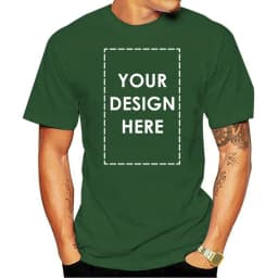 Custom Name Logo  Men's T Shirt Personnalisé  Cotton High Quality Mens 5xL