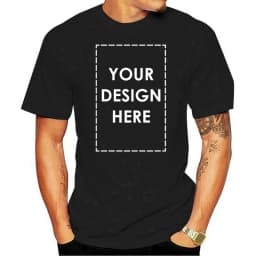 Custom Name Logo  Men's T Shirt Personnalisé  Cotton High Quality Mens 5xL