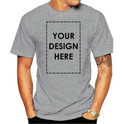 Custom Name Logo  Men's T Shirt Personnalisé  Cotton High Quality Mens 5xL