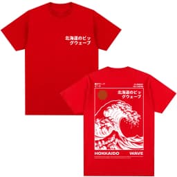 Japanese Style Hokkaido Wave Graphic T-shirts Men Women Harajuku Fashion Vintage T Shirts Oversized Cotton Popular T-Shirt Gifts