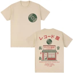 Japanese Style Hokkaido Wave Graphic T-shirts Men Women Harajuku Fashion Vintage T Shirts Oversized Cotton Popular T-Shirt Gifts