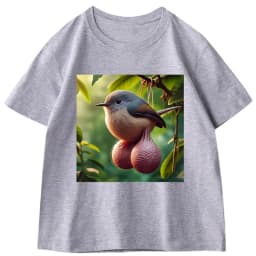 Ball Bird Gag Hoodie Men Women Fun Round-Neck Loose Short-Sleeve T-Shirt Streetwear Casual High-Quality T-Shirt Y2k Ins Clothes