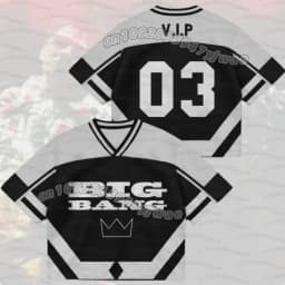 Summer Men Women BigBang 2026 World Tour Mixed Mesh Jersey Gift For Fans Short Sleeve TAEYANG G-DRAGON Fans Men T-Shirt