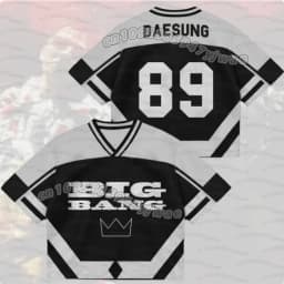 Summer Men Women BigBang 2026 World Tour Mixed Mesh Jersey Gift For Fans Short Sleeve TAEYANG G-DRAGON Fans Men T-Shirt