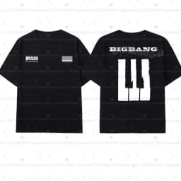 Bigbang 20th Anniversary Concert T-Shirt G-Dragon fans Short Sleeve Unisex women Breathable Sweat Absorbent  t-shirt men hoodies