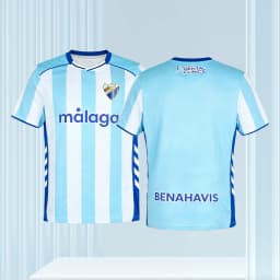 Family Matching 2025-26 New Malaga Fans 3D Printed Football Jersey Summer Breathable Casual Sportswear Top for Men Women Kids
