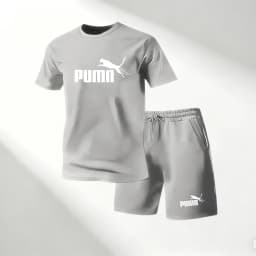 Hot Sale 2026 Men's T-Shirts Sets O-Neck Short Sleeve+Sports Shorts Quick Dry Casual Street Fashion Home Outdoor Running 2 Piece