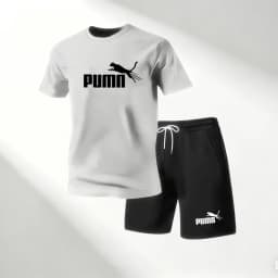 Hot Sale 2026 Men's T-Shirts Sets O-Neck Short Sleeve+Sports Shorts Quick Dry Casual Street Fashion Home Outdoor Running 2 Piece