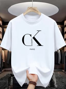 Men's T-shirt High Quality Funny letter Printed Casual Loose Streetwear Cool Men T Shirt O-neck Male Top Tees