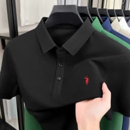 2026 Men's Embroidered Polo Shirt, Premium Summer Casual Business Sports Short Sleeve, Quick Dry Breathable