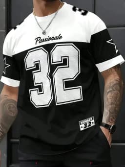 2026 Summer New Men's T-shirt with 3D Digital Pattern Printing for Street Casual Fashion Comfortable Soft Lightweight