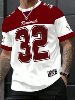 2026 Summer New Men's T-shirt with 3D Digital Pattern Printing for Street Casual Fashion Comfortable Soft Lightweight