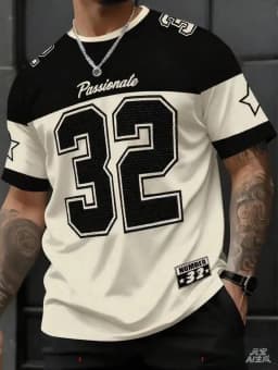 2026 Summer New Men's T-shirt with 3D Digital Pattern Printing for Street Casual Fashion Comfortable Soft Lightweight