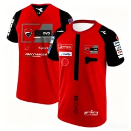 2026 Summer New Francesco Bagnaia 63 Racing Team Men's Outdoor Sports Quick-Dry Short-Sleeve T-Shirt Size 93 Fan Edition Top