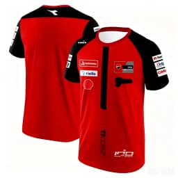 2026 Summer New Francesco Bagnaia 63 Racing Team Men's Outdoor Sports Quick-Dry Short-Sleeve T-Shirt Size 93 Fan Edition Top