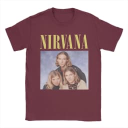 Vintage T-Shirt Summer Nirvana Hanson Leisure T-Shirts Cotton Tshirt for Male Y2K Casual Plus Size 6XL Short Sleeve Tees
