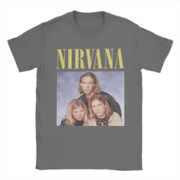 Vintage T-Shirt Summer Nirvana Hanson Leisure T-Shirts Cotton Tshirt for Male Y2K Casual Plus Size 6XL Short Sleeve Tees