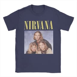 Vintage T-Shirt Summer Nirvana Hanson Leisure T-Shirts Cotton Tshirt for Male Y2K Casual Plus Size 6XL Short Sleeve Tees