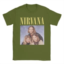Vintage T-Shirt Summer Nirvana Hanson Leisure T-Shirts Cotton Tshirt for Male Y2K Casual Plus Size 6XL Short Sleeve Tees