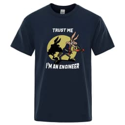 Men's Trust Me Im An Engineer T-shirt, Pure Cotton Vintage T-shirt, 2026 New Men's Cotton Tshirt ,men's Sports T-shirt