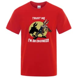 Men's Trust Me Im An Engineer T-shirt, Pure Cotton Vintage T-shirt, 2026 New Men's Cotton Tshirt ,men's Sports T-shirt