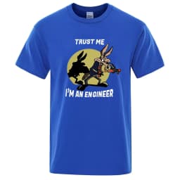 Men's Trust Me Im An Engineer T-shirt, Pure Cotton Vintage T-shirt, 2026 New Men's Cotton Tshirt ,men's Sports T-shirt