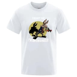Men's Trust Me Im An Engineer T-shirt, Pure Cotton Vintage T-shirt, 2026 New Men's Cotton Tshirt ,men's Sports T-shirt