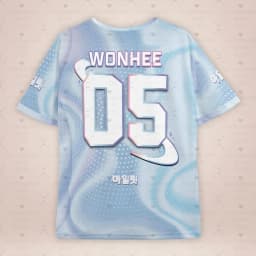 men women Fashion O-Neck Short Sleeve T-Shirt ILLIT MINJU Fans Summer Tee Lightweight Sport Daily Tee Oversized Sport T-Shirt