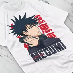 Megumi Fushiguro Jujutsu Kaisen Gojo Satoru Printed T-shirt Men's and Women's T-shirt Men's Top Sports T-shirt Men's T-shirt