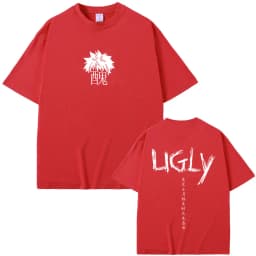 Uglyfacekid Hanzi Merch Graphic T-shirt Men Women Casual Funny Manga Clothing T Shirts Unisex Oversized Vintage Cotton T-shirts