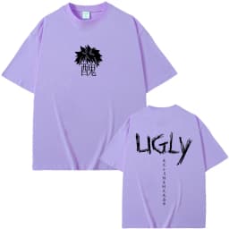 Uglyfacekid Hanzi Merch Graphic T-shirt Men Women Casual Funny Manga Clothing T Shirts Unisex Oversized Vintage Cotton T-shirts
