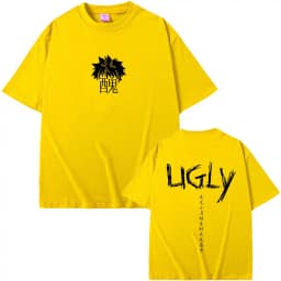 Uglyfacekid Hanzi Merch Graphic T-shirt Men Women Casual Funny Manga Clothing T Shirts Unisex Oversized Vintage Cotton T-shirts