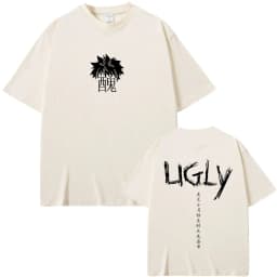Uglyfacekid Hanzi Merch Graphic T-shirt Men Women Casual Funny Manga Clothing T Shirts Unisex Oversized Vintage Cotton T-shirts