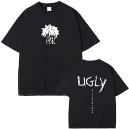 Uglyfacekid Hanzi Merch Graphic T-shirt Men Women Casual Funny Manga Clothing T Shirts Unisex Oversized Vintage Cotton T-shirts