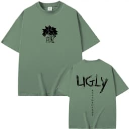 Uglyfacekid Hanzi Merch Graphic T-shirt Men Women Casual Funny Manga Clothing T Shirts Unisex Oversized Vintage Cotton T-shirts