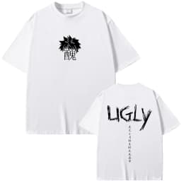 Uglyfacekid Hanzi Merch Graphic T-shirt Men Women Casual Funny Manga Clothing T Shirts Unisex Oversized Vintage Cotton T-shirts