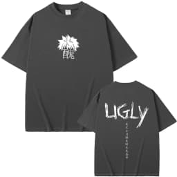 Uglyfacekid Hanzi Merch Graphic T-shirt Men Women Casual Funny Manga Clothing T Shirts Unisex Oversized Vintage Cotton T-shirts