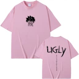 Uglyfacekid Hanzi Merch Graphic T-shirt Men Women Casual Funny Manga Clothing T Shirts Unisex Oversized Vintage Cotton T-shirts