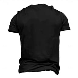 Men's casual O-neck short sleeved T-shirt with interesting coffee quotes printed on summer breathable fashion top