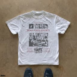 Dead Poets Society Tee Movie Poster Graphic T-Shirt Clothing Graphic Short Sleeve Shirt Unisex Men Women All-Season