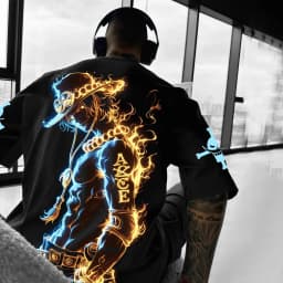 Anime One Piece Luffy Zoro Cotton Graphic T-shirt Men Women Streetwear Short Sleeve Loose Casual Top Summer Trendy Daily Wear