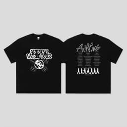 2026 Arirang World Tour Graphic T-shirt Men Women Summer 100 Cotton Clothing Fashion Oversized Short Sleeved Top Streetwear