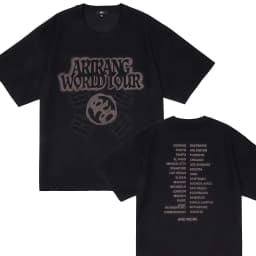 2026 Arirang World Tour Graphic T-shirt Men Women Summer 100 Cotton Clothing Fashion Oversized Short Sleeved Top Streetwear