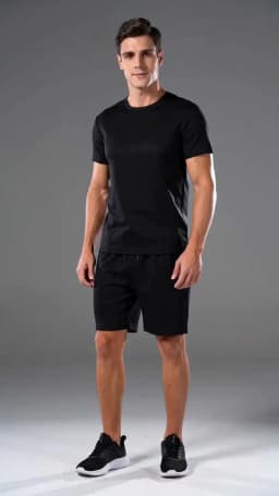 Men's Tracksuit 2 Piece O-neck Short Sleeve Shirt Shorts Set Men's Running Suit Plus Size T shirts Man Clothing Summer T-shirt