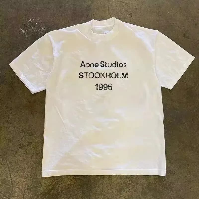 2026 Summer Fashion Trend Luxury Brand Letter Print T-shirt Men Women Cotton Short Sleeve Unisex Casual Comfortable Tops